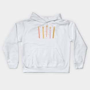 Birthday Candles Kids Hoodie